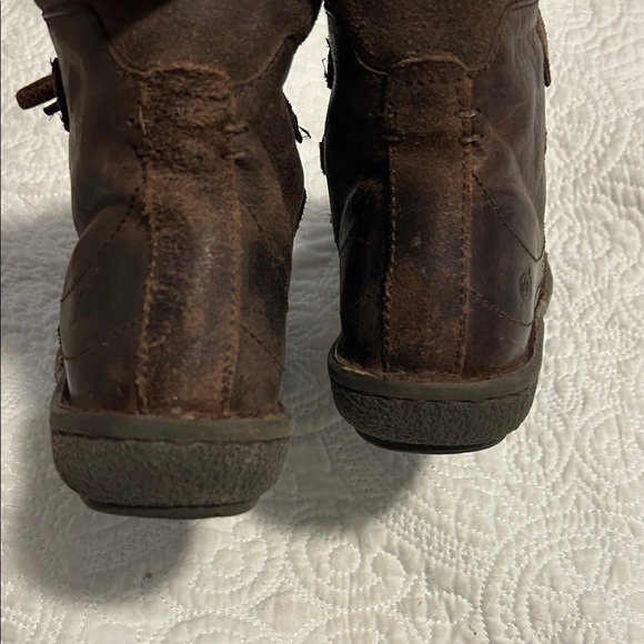 Born Dark Brown Leather Boots - Picture 4 of 8